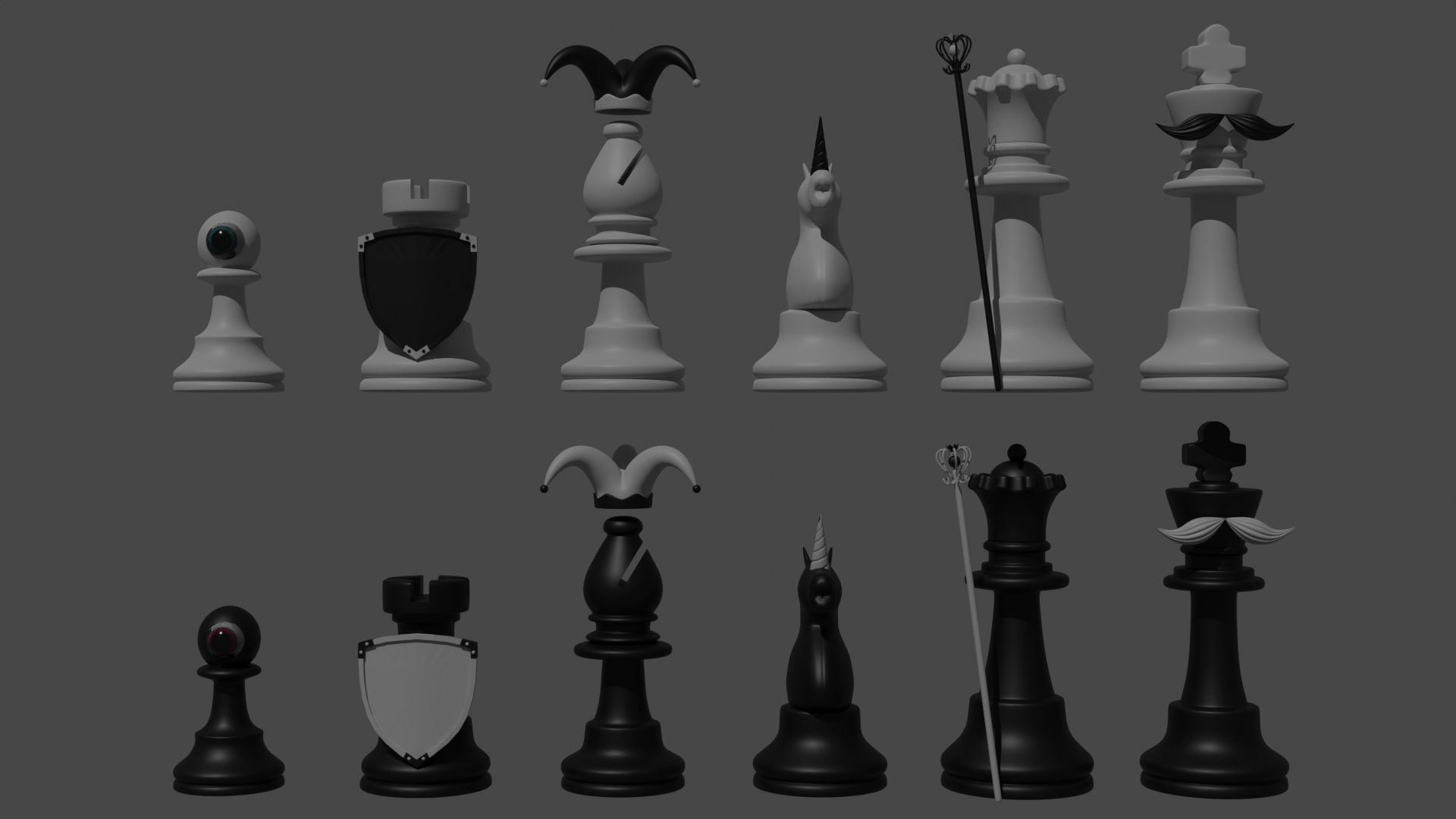Chess pieces