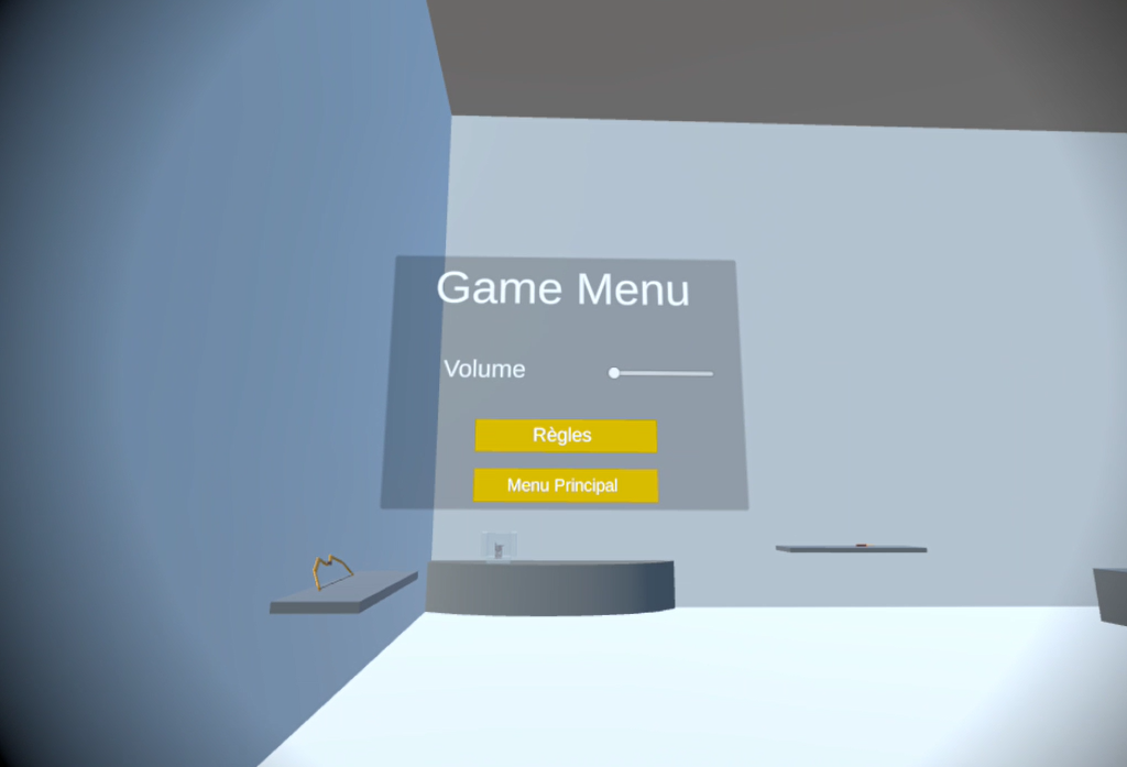 Menu pause