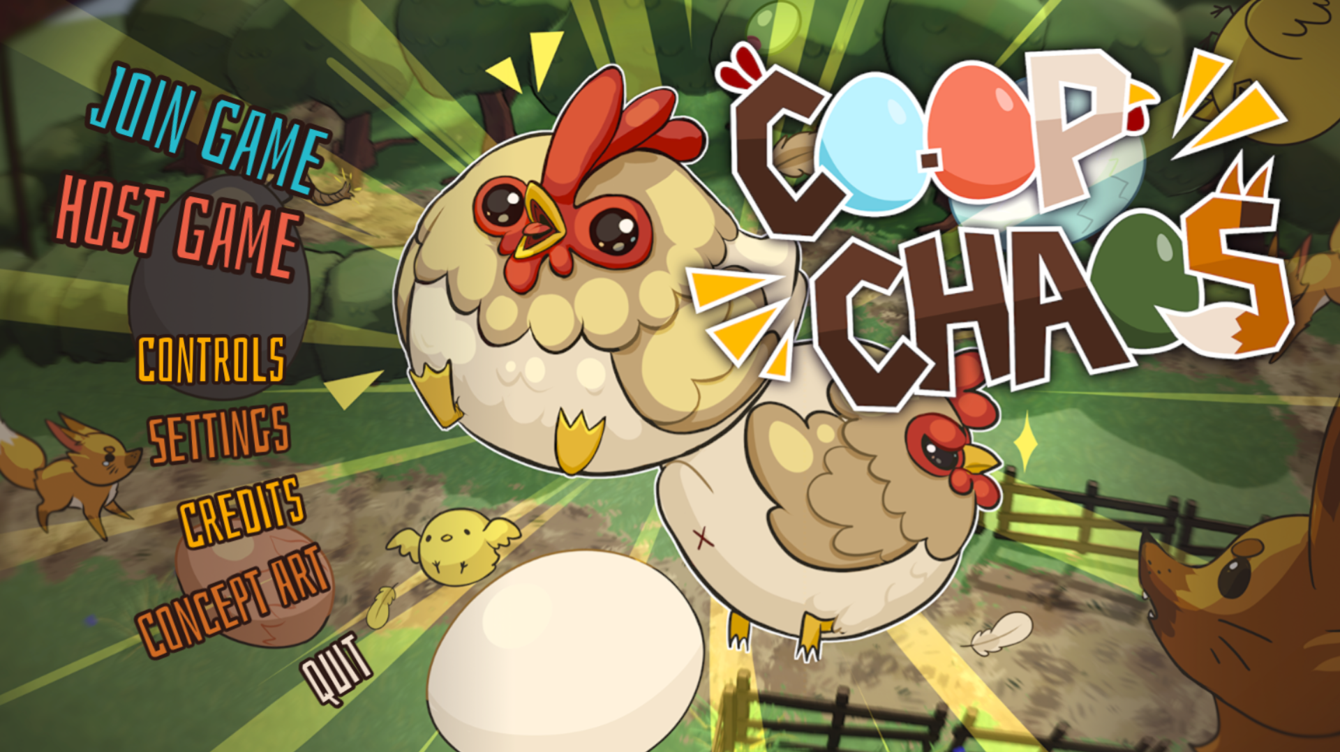 Main menu