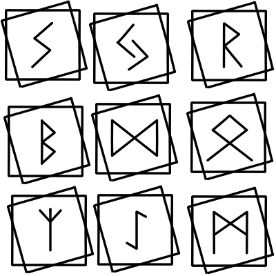 sprites des runes 2D