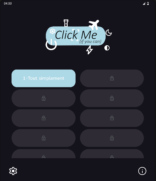 Dark home page